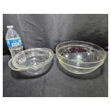 Glass Mixing Bowl & Casserole Dish