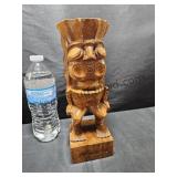 Wood Hawaiian Tiki Statue