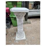 Plaster Plant Stand 26 Tall