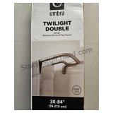 Double Curtain Rod 30 to 84 Inch