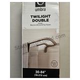 Double Curtain Rod 30 to 84 Inch