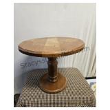 Round Wood Table 17 x 15
