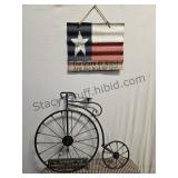 19 Inch Metal Bike & Misc Decor