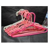 Pink & White Kids Hangers