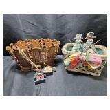 Baskets & Snowman