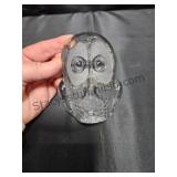 Viking Glass Owl Paperweight