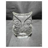 Viking Glass Owl Paperweight
