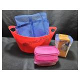 Mesh & Plastic Storage