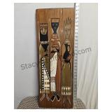 Painted Wood DecorThree Wise Men