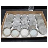 Old Canning Lids With Glass Inserts