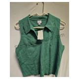 Green Sleeveless Sweater SZ XXL
