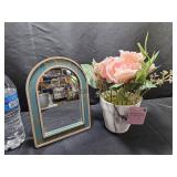 Flower Arrangement & Mirror