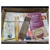 Old Advertising & Folding Rules