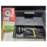 Microphone & VTG Walk Fan Untested
