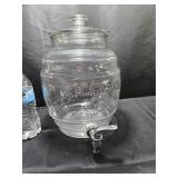 Glass Barrel Beverage Dispencer
