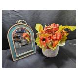 Flower Arrangement & Mirror