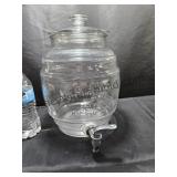 Glass Barrel Beverage Dispencer