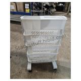 Wheeled Cart 14x6x26