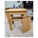 Wood Stand 1 Shelf Needs Some Glue 24x17x30