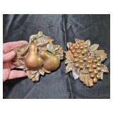 1964 Miller Chalkware Wall Plaques