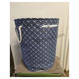 Large Storage / Laundry Tote W/Sinch Top Blue
