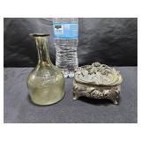VTG Vase & Trinket Dish