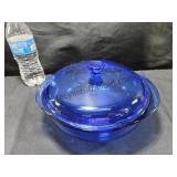 Blue Pyrex Baking Dish