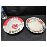 Plastic & Ceramic Campbells Bowls