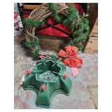 Large Grapevine Wreath & LG Tree Holder
