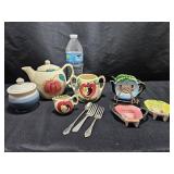 Tea Pot, Tea Bag Holders ETC