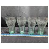 4 Coca Cola Glasses