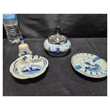 VTG Delft Ashtrays & A Bell