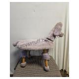 VTG Poodle Footstool VTG Cond