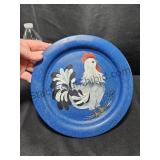 Painted Enamelware Plate