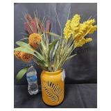 Candle Lantern  & Dried Flowers