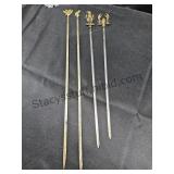 VTG Brass & Stainless Kabob Skewers