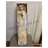 VTG Porcelain Umbrella Doll