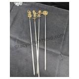 VTG Brass & Stainless Kabob Skewers