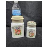 VTG Avon Powder Jars With Powder