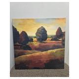 18x18 Trees On Canvas