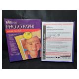 100 Sheets 9.5x11 Photo Paper