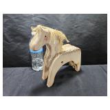 Lopsided Wood Horse No Pegs