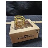 Gold Colored Napkin Rings