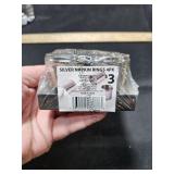 Silver Colored Napkin Rings