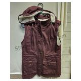 Sherpa Lined Vest SZ LG