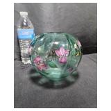 Hand Painted Fenton Vase