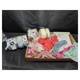 4 Nice Fabric Rolls, Lace & Bows