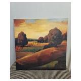 18x18 Trees On Canvas