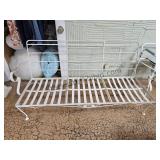 65 Inch Wrought Iron Patio Sofa Frame