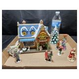 Lighted Village House  Bistro